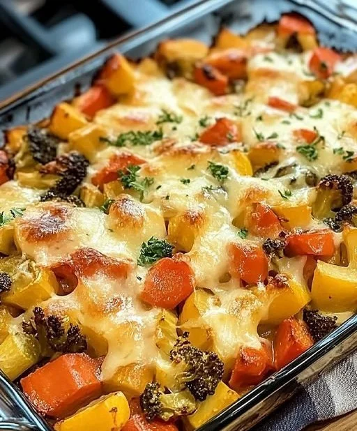 Cheesy Veggie Casserole That Everyone Will Love
