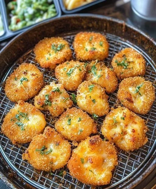 Crispy Mac and Cheese Snacks