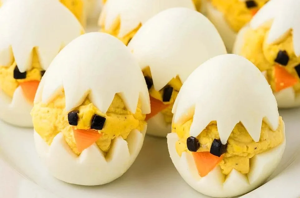 Deviled Egg Chicks: Fun Hatching Style for Easter Joy!
