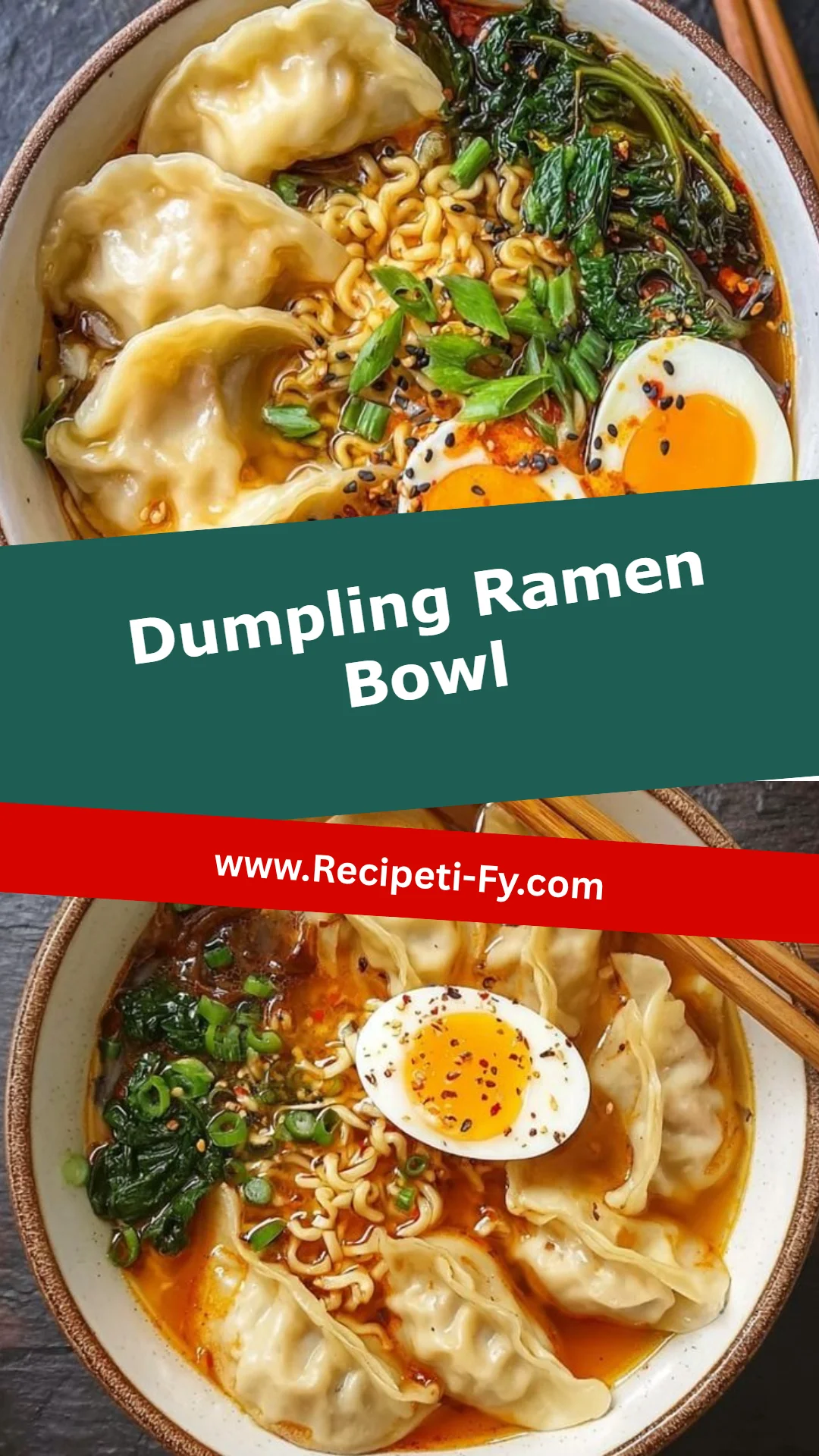 Dumpling Ramen Bowl