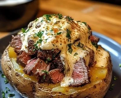 Loaded Steak Potatoes