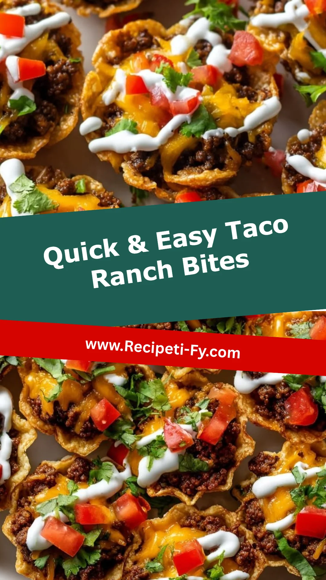 Quick & Easy Taco Ranch Bites