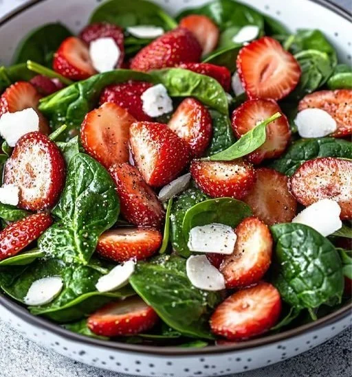 Strawberry Spinach Salad