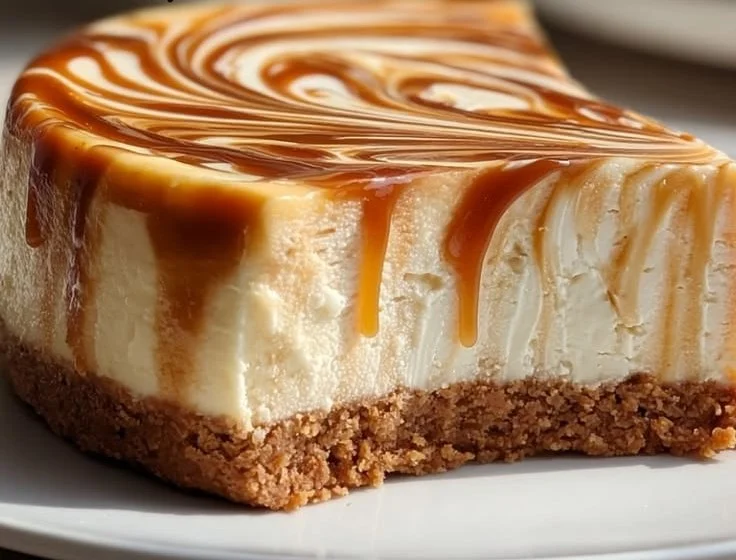 Caramel Swirled Cheesecake
