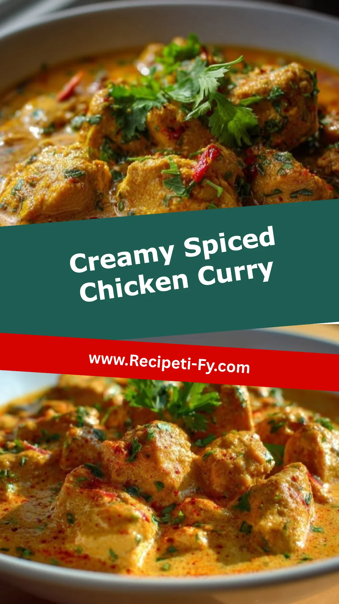 Creamy Spiced Chicken Curry