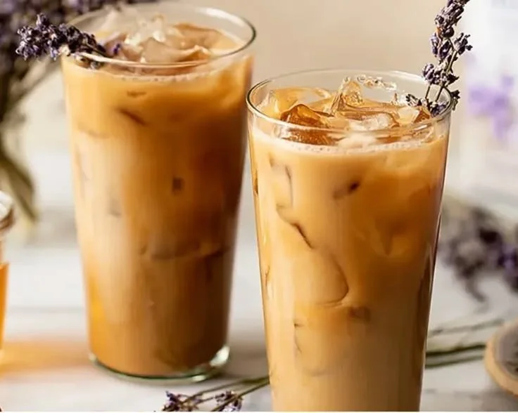 Iced Honey Lavender Latte