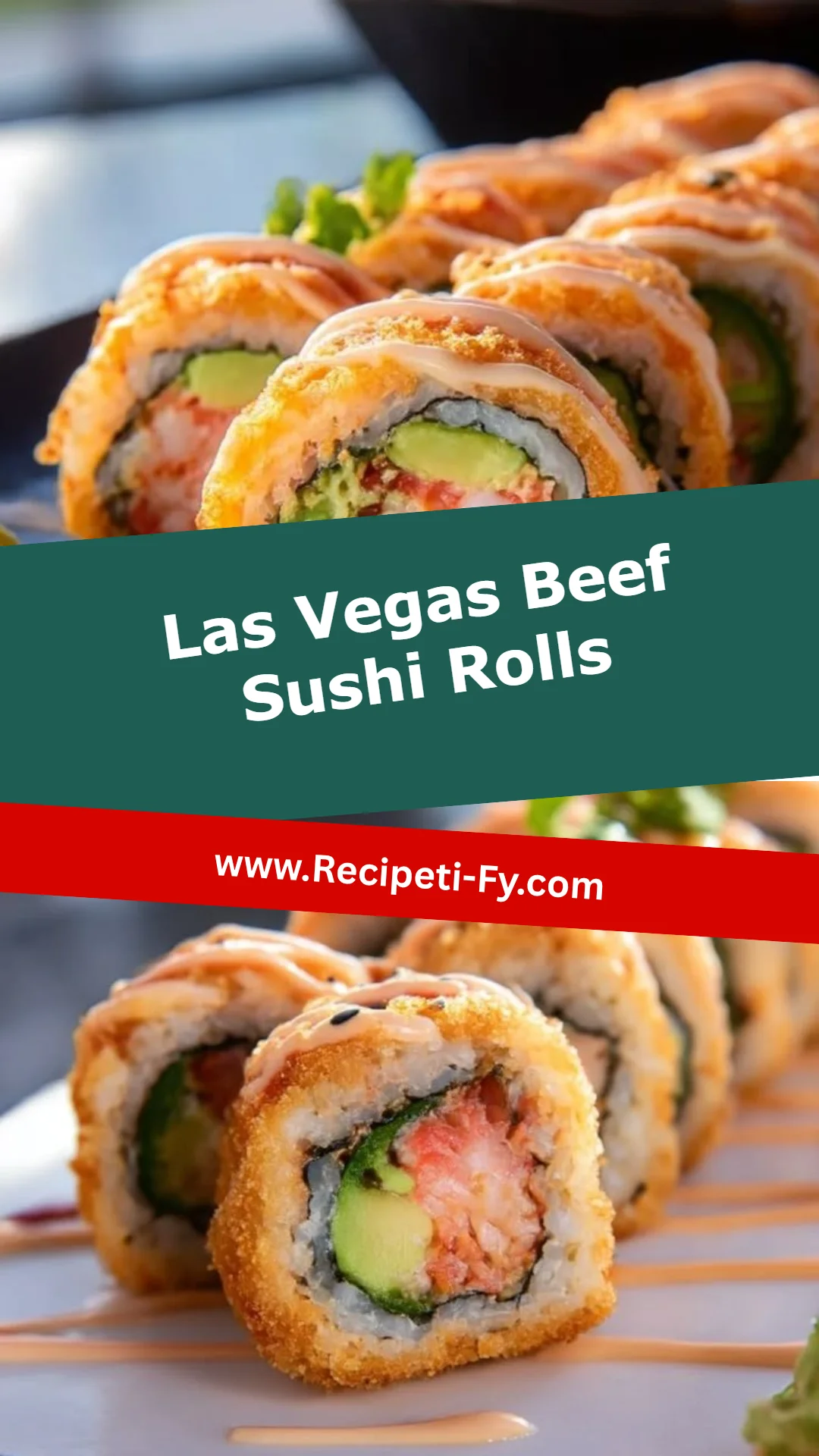 Las Vegas Beef Sushi Rolls