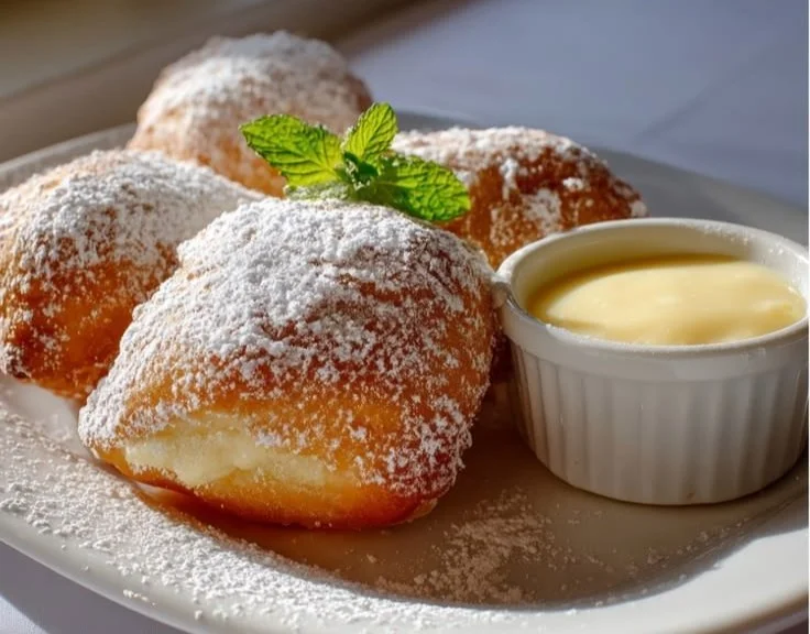 New Orleans Beignets with Custard