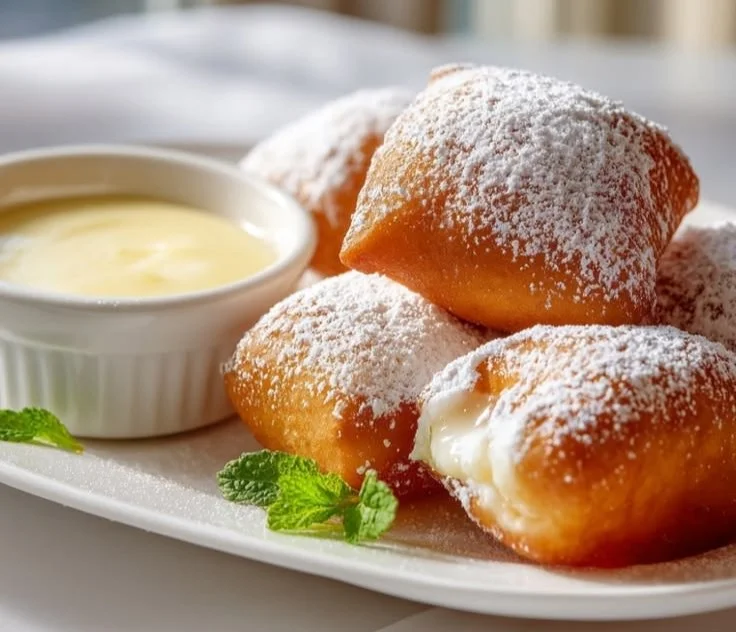 New Orleans Beignets with Custard