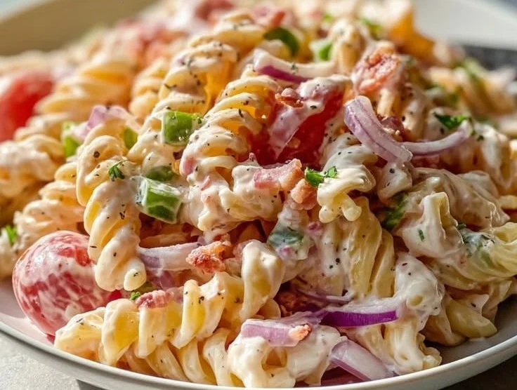 Pink Cadillac Pasta Salad