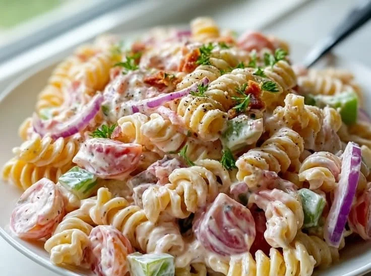 Pink Cadillac Pasta Salad