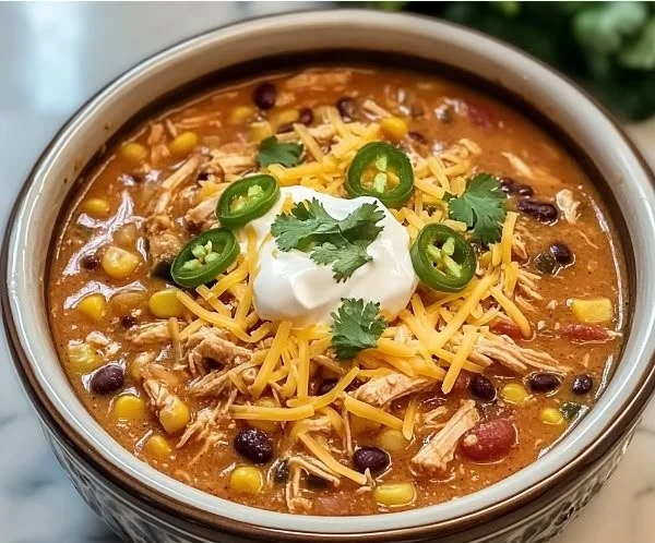 Slow Cooker Crack Chicken Chili