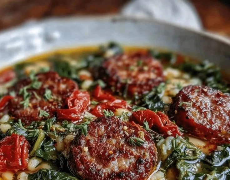 Slow Cooker Tuscan White Bean and Kale Soup