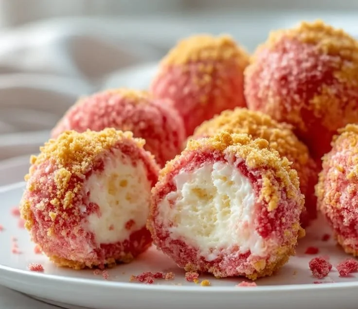 Strawberry Crunch Cheesecake