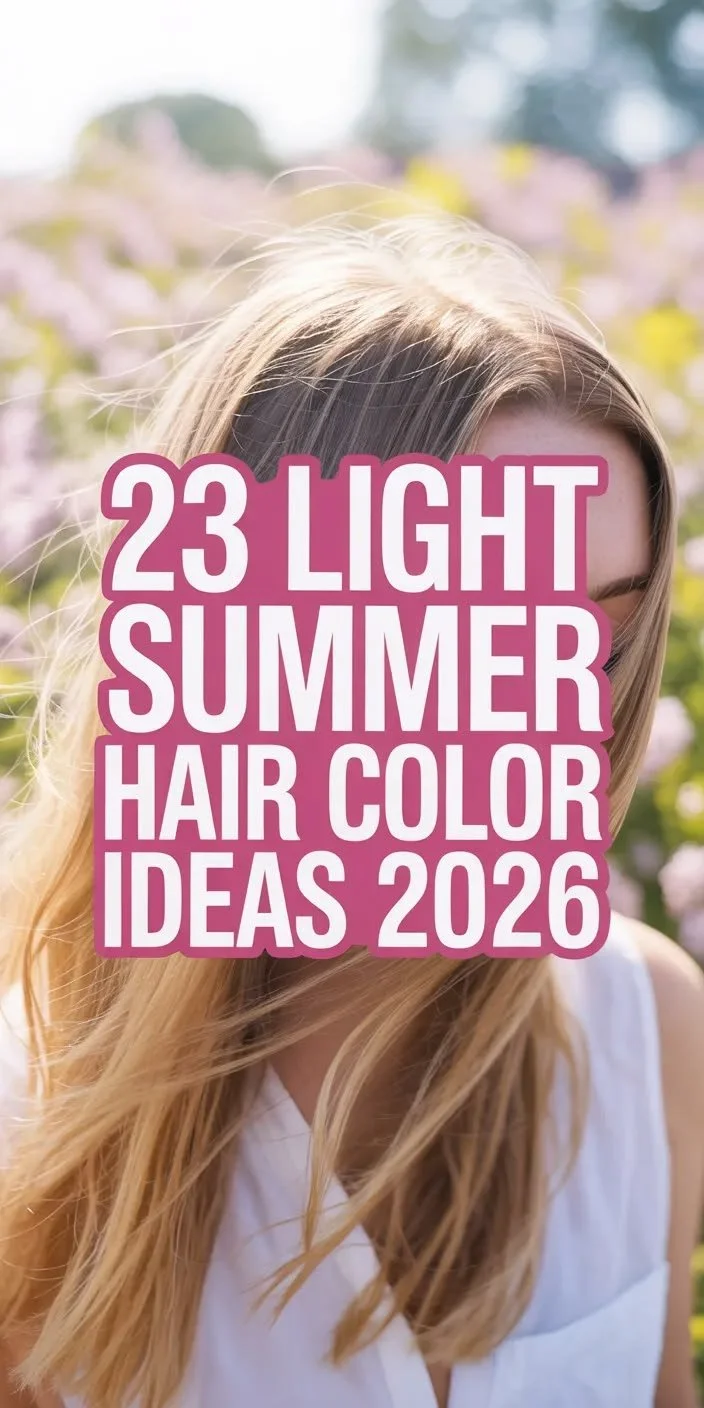 Light summer hair color ideas for a sun-kissed shine in 2026