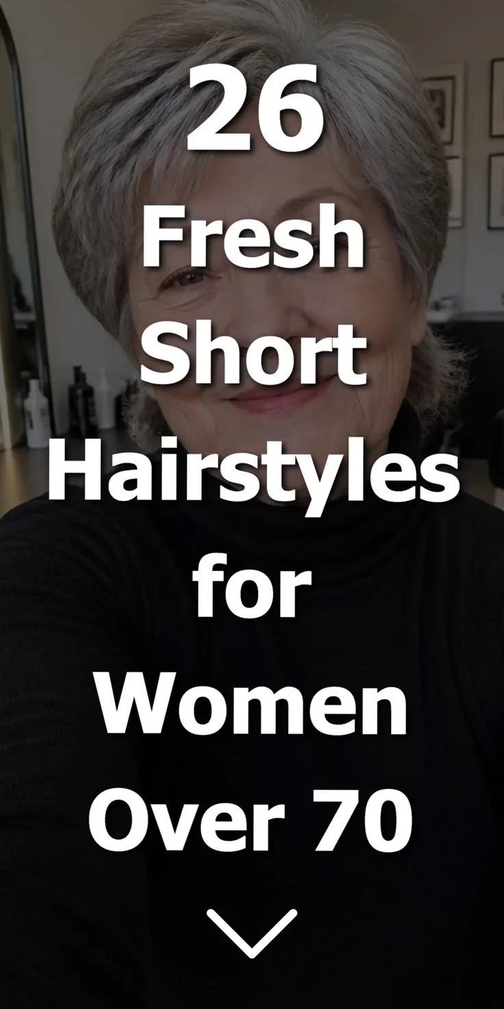 Elegant short hairstyles for women over 70 showcasing style and sophistication.