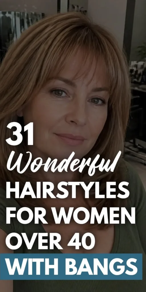 Women over 40 showcasing stylish hairstyles with bangs