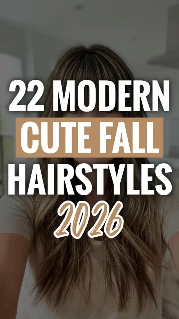 Modern cute fall hairstyles for a refreshing look in autumn 2026