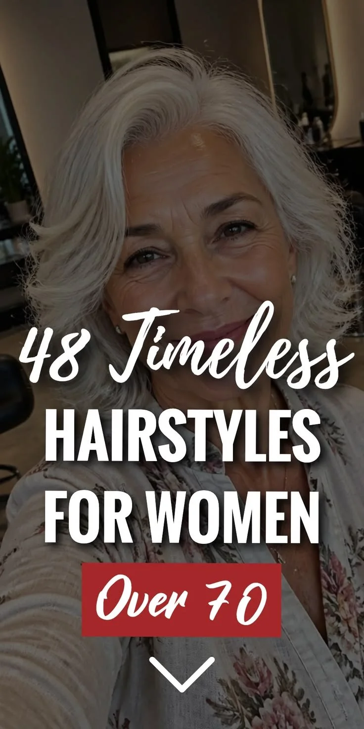 Sophisticated hairstyles for women over 70 showcasing elegance and timeless beauty.